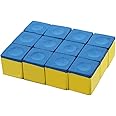 VGEBY Scatola da 12 cubetti di Biliardo Cue/Billiard Chalk Accessori Biliardo per Piscina Snooker Blue Green