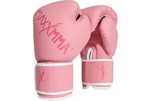 MaxxMMA Pro Style Boxing Gloves for Men and Women, Efficient Shock Absorption, Wrist Protection, Boxing Bag, MMA, Muay Thai, Sparring