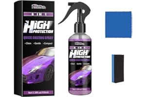 YOLIMOK High Protection 6 in 1 Spray, 3 in 1 High Protection Quick Car Ceramic Coating Spray, 3-in-1 High Protection Car Spray, Nano Car Coating Agent
