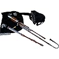Irish Uilleann Pipes Half Set in D, Student Bagpipe for Beginner, Starter Set of Ireland Bagpipes with a 3 Key Chanter, Bass Baritone and Tenor Drones, Reed, Bellows and a Beginners Guide Booklet