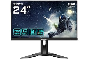 Gigabyte G24F 2 24" FHD-spelskärm – 1920 x 1080, 165Hz, 1ms, 300 cd/m², AMD FreeSync Premium, HDR-klar, DisplayPort 1.2, HDMI 2.0