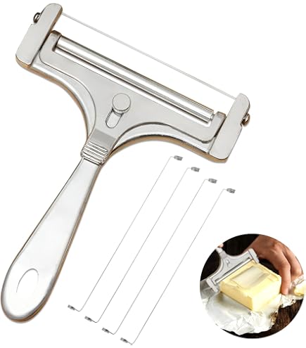 GEFU Ge13695 - Fili Di Ricambio In Acciaio Inox Per Tagliaformaggio Pama, Confezione Da 2 Pezzi, Lunghezza 24 Cm, Garanzia 5 Anni - 2