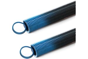 Aopin 1 Pair Replacement Garage Door Extension Spring Heavy Duty Stretch Spring,Black, 90 lb