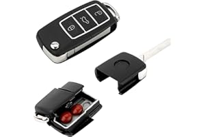 LUWOO 2 Pack Remote Fake Car Key Secret Safe, Portable Secret Hidden Pill Container, Diversion Safe Compartment Container to Hide Pills Jewelry or Valuables, Black