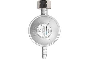 Cellfast Régulateur de Pression de gaz Propane-Butane - Pression d'entrée : 0,3 à 16 Bar - Pression de Sortie : 37 Mbar, 52-500 - Bleu