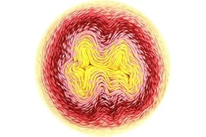 Scheepjes 1698-763 Whirl Laine Jaune/rouge/rose 1000 m Fruity 'o' Tutty