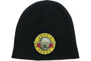 GUNS N' ROSES Guns N Roses Bonnet Cap Band Logo GNR Bullet Nouveau Officiel Size One Size
