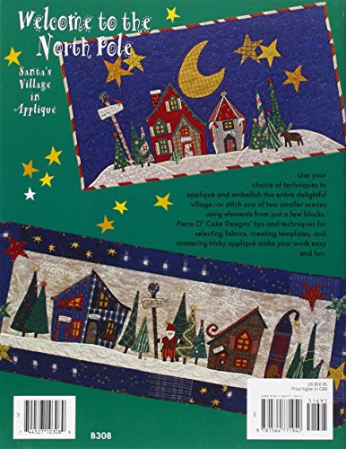 Book's Cover of Welcome to the North Pole: Santa's Village in Applique