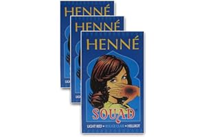 ‎PELLEAR Pellear - Henna Souad 270g - 3x90 g - Natürliches Henna - Henna Hellrot - Natur Haarfärbemittel - Henna Pulver - reines natürliches Henna Pulver - Henna hair dye