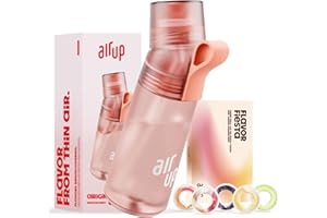 AIR UP® water bottle Twist Pro original starter set with pods in 5 flavours I 600ml drinking bottle with sugar-free flavouring I dishwasher-safe, BPA-free I in Poppy Red