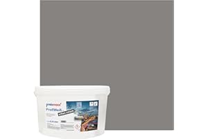 Preismaxx Profiweiß urban colors, bunte Wandfarbe, braun, dunkelgraubraun, dark grey brown 2,5L, Innenfarbe, hohe Deckkraft Klasse 2, matt