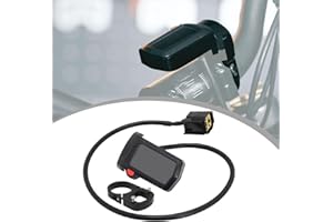 JFG RACING Compteur Vitesse Moto tachymètre étanche écran LCD Compteur horaire numérique jauge minuterie + support de relocalisation d'affichage numérique pour sur Ron S X Segway X160/260-noir