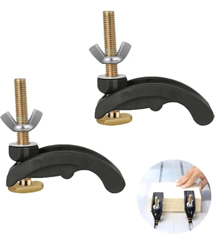 2 T-Track Halteklemmen – Schnellspanner Für T-Nut-Schienen, Aluminium, Rot