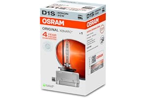 OSRAM XENARC ORIGINAL, D1S, HID strålkastarlampa, xenonlampa, 66140, 85V, 4500K, Kapsel (1 Styck)