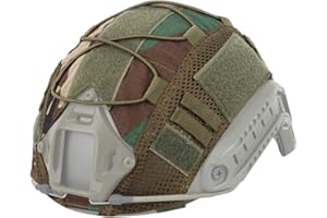 HUENCO Copertura per casco tattico a rete per casco Ops-Core Fast PJ (casco non incluso)