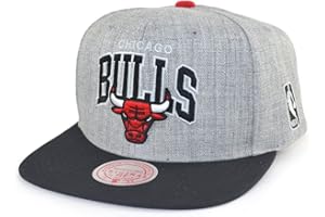 Mitchell & Ness NBA Team Arch Snapback Cap Chicago Bulls Grey/Black, szary, jeden rozmiar