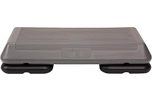 FREESTYLE STEP The Step Original Made in USA Aerobic Platform, Circuit Size, Gray Aerobic Platform and Original Black Risers