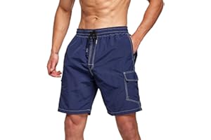 Tansozer Bañadores Hombre Secado Rápido Shorts de Baño