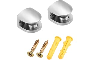 sourcing karta hållare glashylla klämma zinklegering 5-8 mm typ-05, 2 st