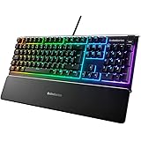 SteelSeries Apex 3 - Clavier de Gaming - Illumination RVB sur 10 Zones - Repose-Mains Magnétique Premium - Agencement Françai