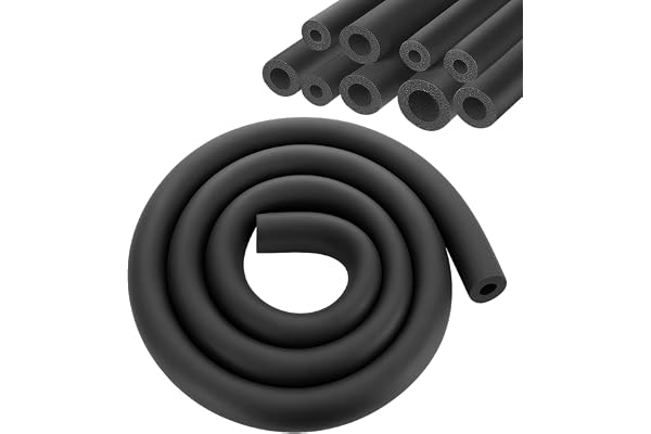 1,8 m rörisolering skum, Ø 16 mm/Ø 22 mm/Ø 32 mm, rör, isolering, för värmerör, kopparrör, uppvärmning, sanitär, träningsutru