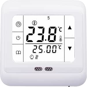 CONENTOOL Digital WiFi Thermostat Raumthermostat Fußbodenheizung Wandheizung LCD With