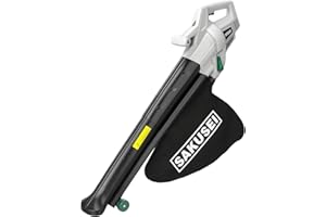 SAKUSEI TOOLS 3 in 1 Garden Leaf Blower Vacuum Mulcher Shredder 10m Cable 3000w