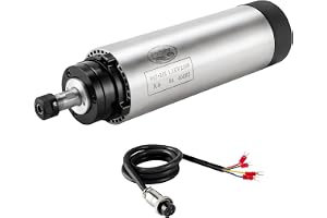 CNC spindelmotor, 220 V, 1,5 kW 1 500 W, luftkyld 65 mm, 4 lager, 24 000 varv/min, 400 Hz, CNC spindelmotor för CNC-router-maskin