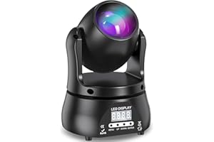 ZonQoonz 40W LED Moving Head Bühnenbeleuchtung, Discolicht Beam RGBW Lichteffekte DJ Partylicht mit dmx512 for Wedding Halloween Party Disco KTV
