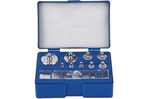 Aeloa 211.1g 10mg-100g Grammes Précision Calibration Poids Test Test Bijoux Échelle 17 Pcs