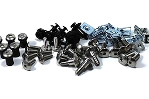 Speedy Fasteners - Juego de tornillos de acero inoxidable, para carenado y pantalla de Suzuki GSX-R600, K4, K5 (2004-2005)