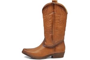 IF Fashion Stivali Stivaletti Texani Cowboy Western Scarpe da Donna Punta Camperos Etnici C19004-4