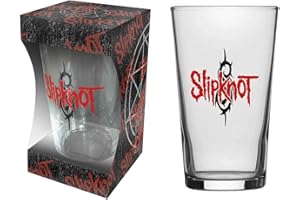Slipknot Pint Glass Band nonagram Logo 9 Point Star Nue offiziell Boxed One Size