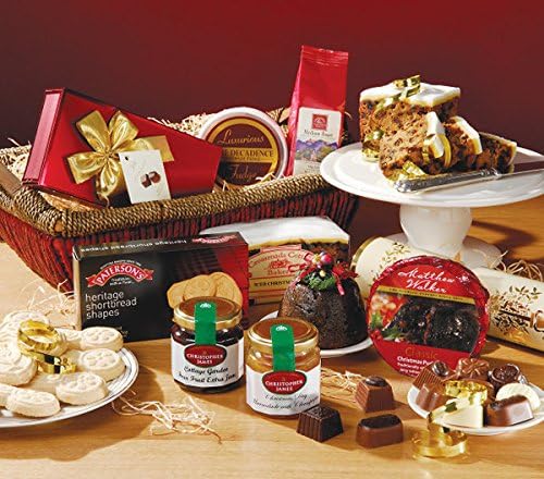 Pure Indulgence with Champagne Food Hamper presented in an 18inch Wooden Crate with Handles