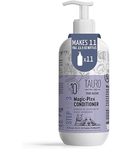 Tauro Pro Line Pet Leave-in Conditioner - Natural Coat Care Spray For Dogs & Cats 8.45 Fl Oz