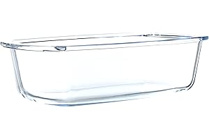 Ibili 480027 Moule à Cake, Verre, Transparent, 27 x 14 x 7 cm