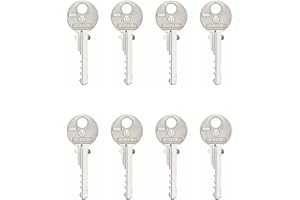 MILLENIUM WORKS 8 Clés Pass PTT Passe-partout T10/F10/Q10/R10/S10/D10/P10/U10 Ouverture Boites aux lettres Entrée Hall Immeuble Agence Immobilière Syndic SCI Livreur Prospecteur Electricien Plombier Concierge