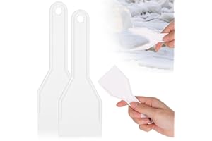 JIEYAO 3 Stück Kühlschrank Eiskratzer Gefrierschrank, Kunststoff Eisschaber zum Entfernen von EIS und Schnee Kühlschrankentstopfung Scrapers Reinigungsschaber Effektive Kühlschrank Entstopfung