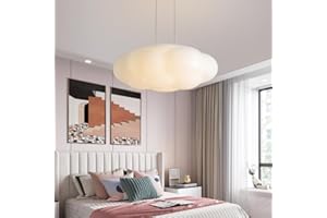 DUNMW Plafonnier LED Cloud Suspension Lustre Plafonnier pour chambre d'enfant pour chambre à coucher, salon, chambre de garçon ou de fille, 48 W, 3 éclairages, 17,8''
