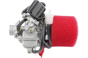 GOOFIT PD24J Performance Carburateur with filtre à air 2 Stage Air Remplacement pour Yerf Dog Spiderbox GY6 125cc 150cc Go Kart