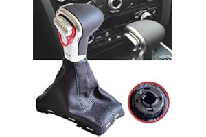 HACREYATU Automático Pomo de Cambio para A-u-di A4 B8 A5 Q5 (Negro)