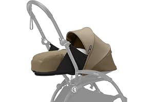 Pack nouveau-né Stokke YOYO 0+, Toffee - Comprend un matelas, une capote extensible et un harnais à cinq points - Requiert le châssis YOYO (vendu séparément)