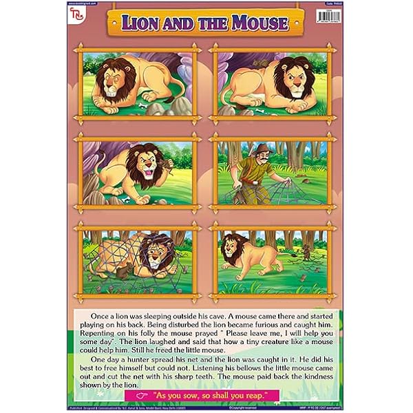 Buy TMS04E | TEACHINGNEST Monkeys and the Hawker Chart | Moral