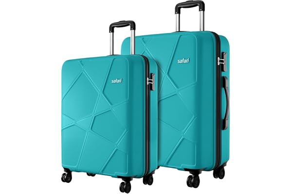 Safari Pentagon Pro 8 Wheels Spinner Set of 2 (Cabin + Medium) Trolley Bags