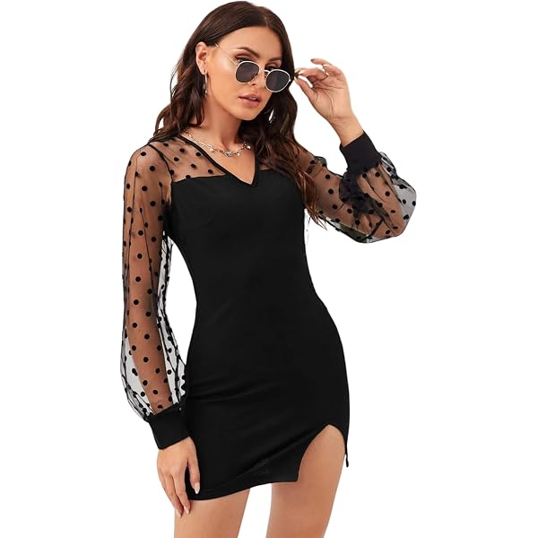 GRECIILOOKS Women's Western A-Line Knee-Length Dress - Floral Lace, 3/4 Sleeve, Party Or Wedding - View #7