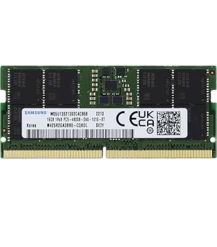 Samsung 16 GB DDR5 4800 MHz PC5-38400 CL40 SODIMM 1Rx8 1,1 V Non
