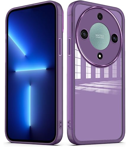 BORYA Cover per Honor 90 5G, Ultra Sottile Antiurto Morbida Silicone TPU Bumper Custodia, Colorato Gradiente Antigraffio Vetro Temperato Case, Aurora Verde
