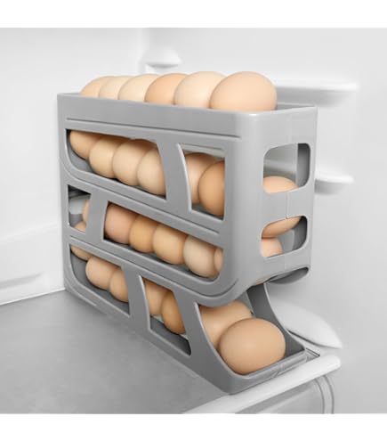 Portauova Per Frigorifero Da 8 Griglie - Contenitore In Plastica, Organizzato E Compatto - Foto 6