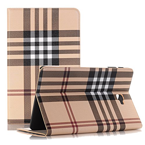 Samsung Galaxy Tab A 10.1 Fall, TechCode® PU LUXUS LEDER HÜLLE Für Samsung Galaxy Tab A 25,7 cm (2016 Version sm-t580 N sm-t585 N) – mit integriertem Ständer/Smart Cover Auto Wake & Sleep
