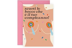 Central 23 Divertente biglietto di compleanno per donna - È IL TUO COMPLEANNO - auguri per lei - regalo per sorella - migliore amica - con adesivi